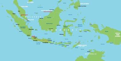 Indonesia Rail Map