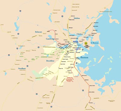 Metro Map of Boston