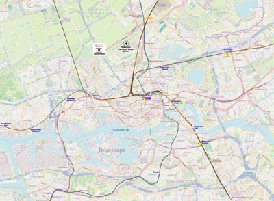 Metro Map of Rotterdam